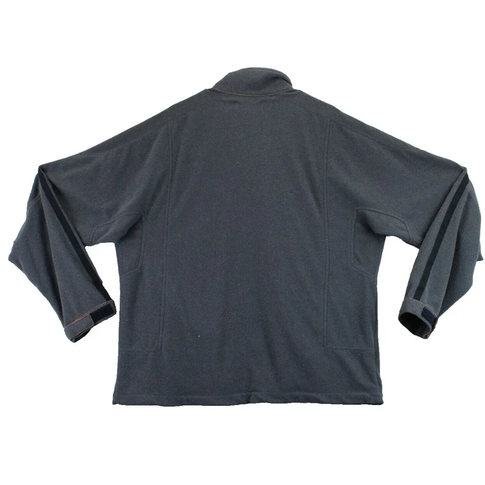 VTG Triple Five‎ Soul Mens Gray Fleece Full Zip Jacket Track Style Size XXL